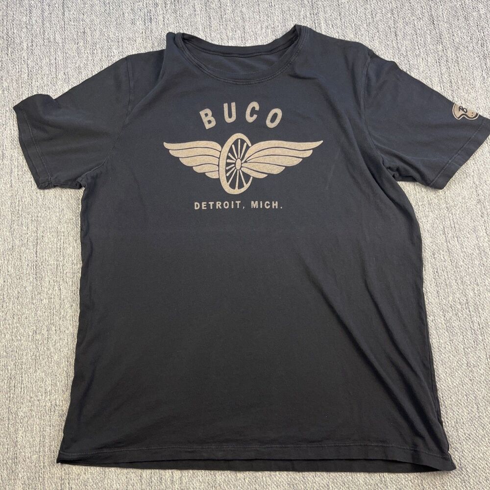 The Real McCoys Buco Motorcycle T Shirt Mens Medium Detroit Joseph Buegeleisen M
